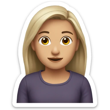 ot yiyen inek sticker