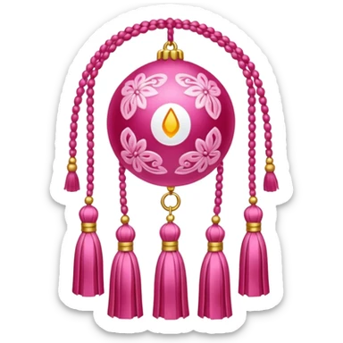 Pink Norigae sticker