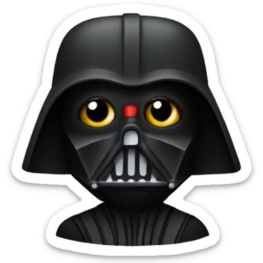 Darth Vader wearing a fez
 sticker