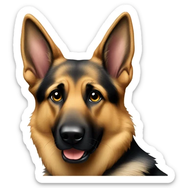 german shepherd sticker