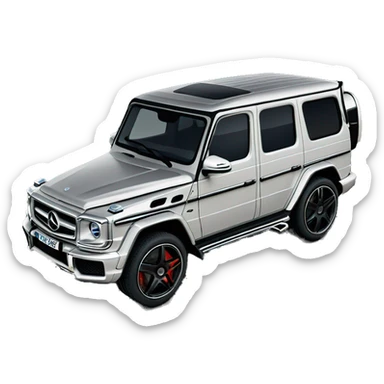G class amg Mercedes black sticker