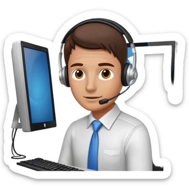 haz a un trader en su computadora} sticker