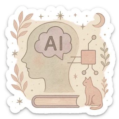 

A gentle, poetic digital illustration in the style of “Jardim da Ju”. The scene blends nature, cosmos and tenderness — hand-drawn lines, soft textures, and muted pastel tones (sage green, lilac, rose, cream). Elements like leaves, stars, cats, books, and celestial details coexist naturally. The mood is magical yet grounded, evoking sensitivity, reflection, and quiet intelligence. The lighting is warm and dreamy, with delicate sparkles and organic shapes. Artistic style: watercolor + fine line art, minimal, elegant, emotional and intimate.


(use conforme a IA utilizada)

Mood: magical realism, soft light, emotional, feminine, intellectual

Style keywords: watercolor, fine ink lines, pastel tones, digital illustration, cozy, slow aesthetic, minimal poetic composition

Colors: #9BA48A (verde sálvia), #E6B7B1 (rosa suave), #D0C3CC (lavanda névoa), #F6F1E7 (papel de chá), #2D2D2F (grafite noturno)

Objects recorrentes: folhas, flores, livros, chá, gatos, estrelas, constelações, velas, mãos, janelas abertas, estufas, estantes, sementes, instrumentos musicais

Emoção central: sensibilidade lúcida — calma, introspectiva e real sticker