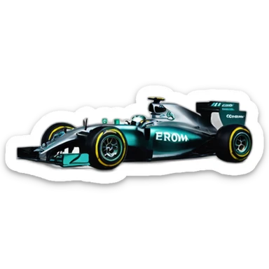 Mercedes AMG Petronas Formula 1 sticker