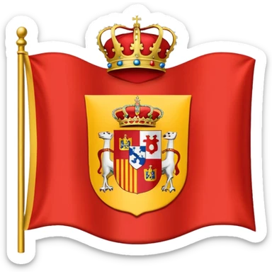 Flag of Spanish Empire sticker