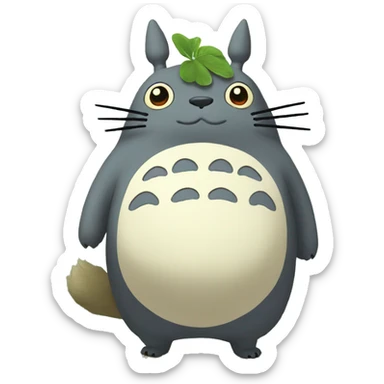 totoro en Costa Rica sticker