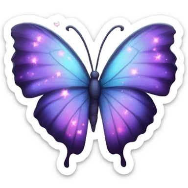 Magical Butterfly Heart sticker