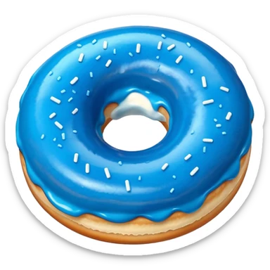 Blue donuts sticker