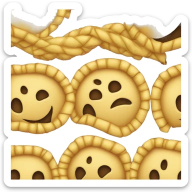 Paille en queue sticker