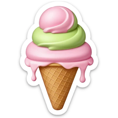Pink Ice corram pistachio sticker