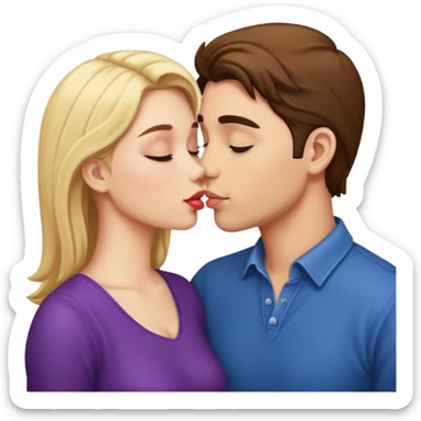 Kissing bf sticker