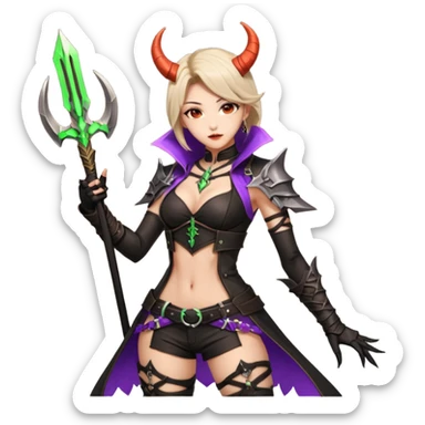 Rumi Mira Zoey From K-pop Demon Hunters Huntrix sticker