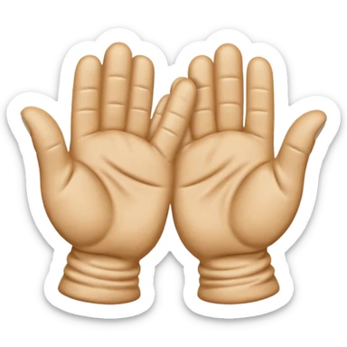 Clapping hands sticker