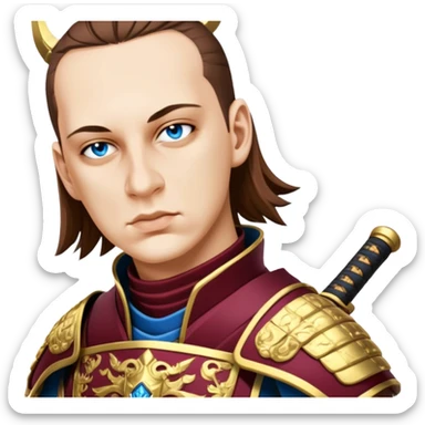 Samurai Leader sticker