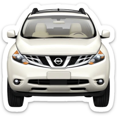 2013 white nissan murano sticker