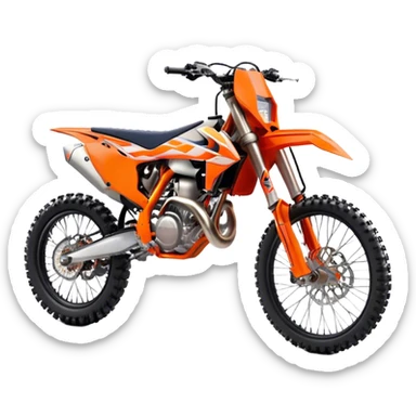 KTM Dirtbike - KTM 250 SX (Model Year: 2021) (Iconic colour: Orange) sticker