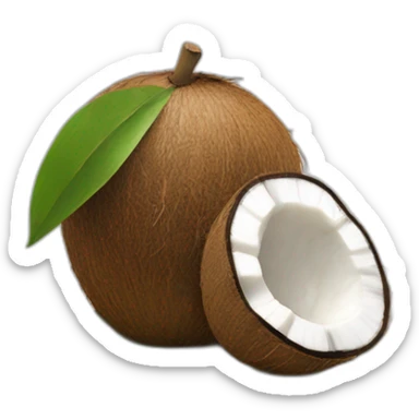 yerba mate coconut sticker