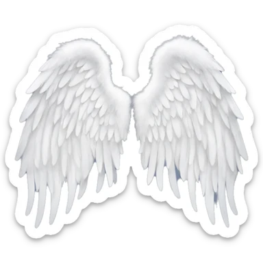 Victoria’s Secret white angel  wings  sticker