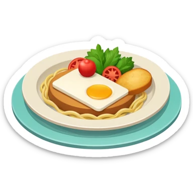 A clean and modern icon symbolizing ‘Lunch Allowance’.
Use a meal concept with a subtle highlight in CatchTable’s brand color #FF3D00.
Minimal, professional, flat-style graphic suitable for a recruitment page. sticker