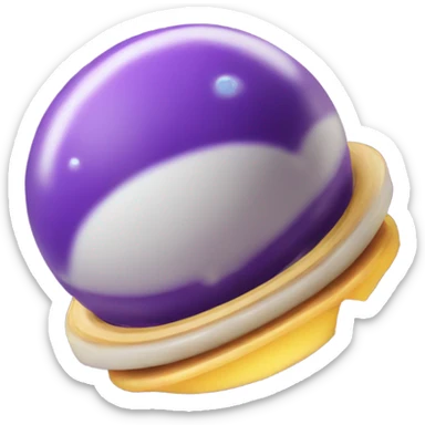 Saturn with candy rings sticker