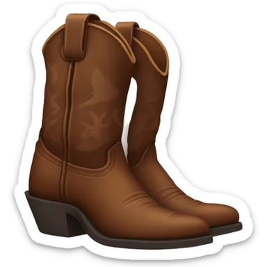 cowboy boots sticker
