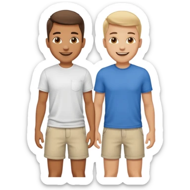 two guys arrive home sticker