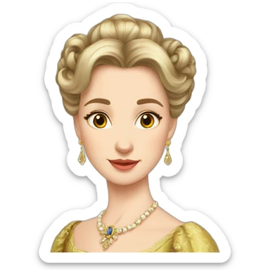 Russian royal family, anastasia sticker