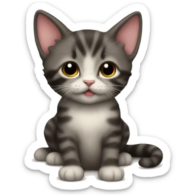 Chaton étonné  sticker