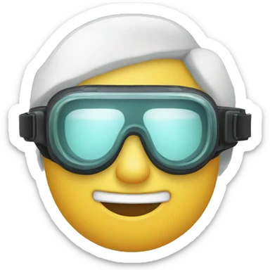 goggles for laboratory (with no person) sticker