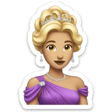 Prom queen sticker