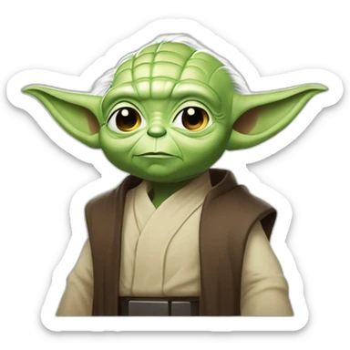 elon musk buvant une bien avec Yoda sticker