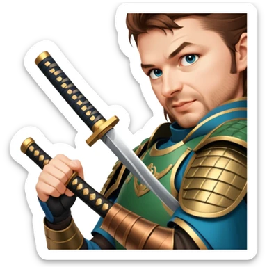 Samurai Sentry sticker