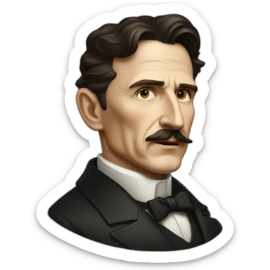 nicola tesla sticker