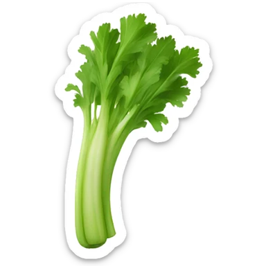 celery playing volleyball  sticker