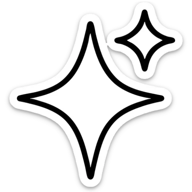 sparkle sticker