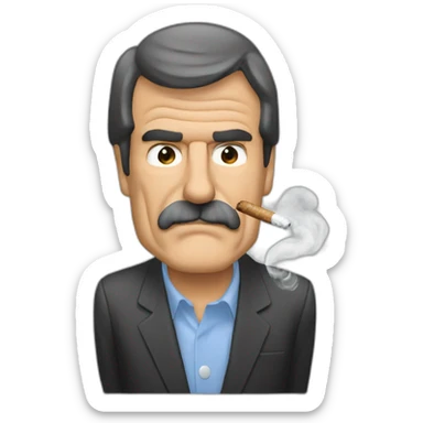 Vicente Fox Quezada smoking sticker