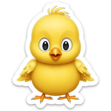 Tweety bird sticker