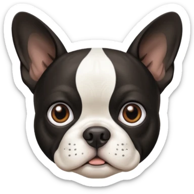 Boston terrier sticker