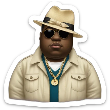 The notorious big sticker