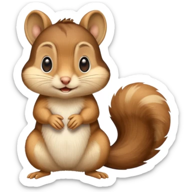 Chipmunk emoji sticker