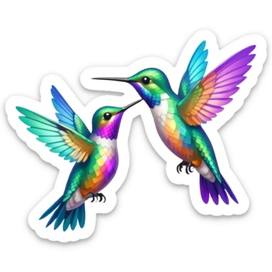 MORE HUMMINGBIRDS sticker
