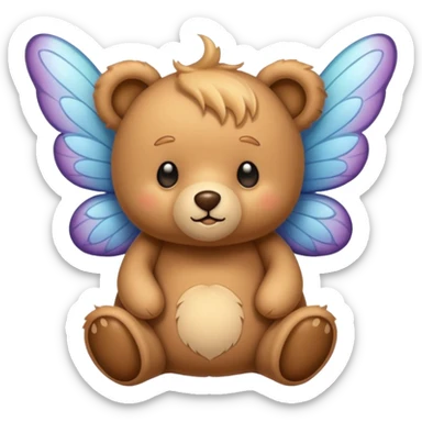 Fairy teddy sticker