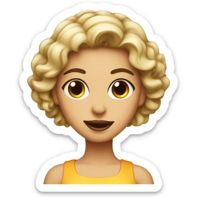 Funny girl cocktail  sticker