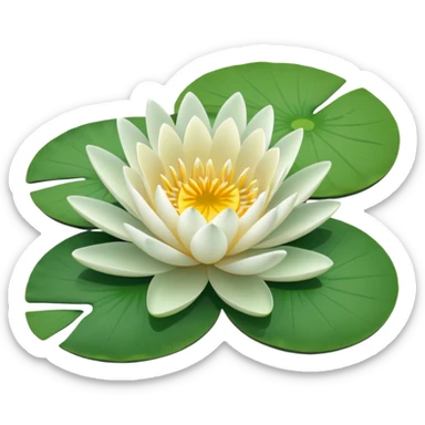 Water lillie sticker