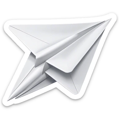 paper plane send message) sticker
