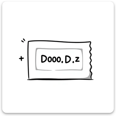 lottery scratcher ticket with a plus sign sticker