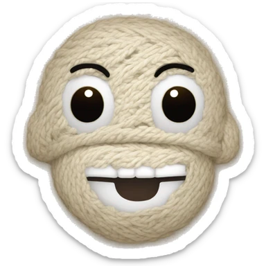 Create a white, beige stitch sticker