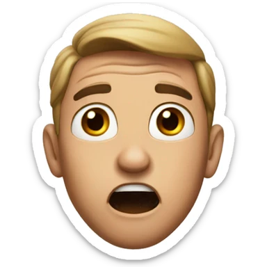 Warren acting surprised  sticker