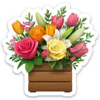 bouquet of flowers sticker