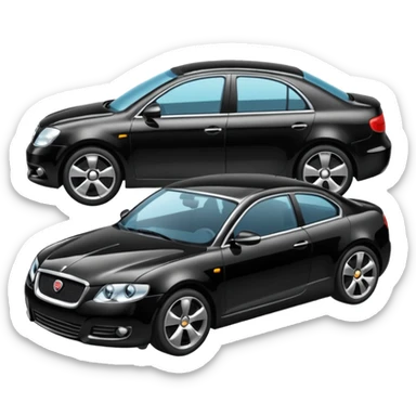 car keys and a car sticker